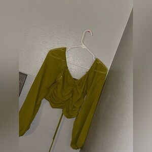 Olive Green Women's Top